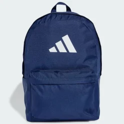 Adidas Classic 3 Bar Logo Backpack Dark Blue