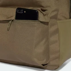 Adidas Classic 3 Bar Logo Backpack Olive Strata