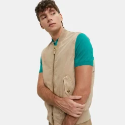 Baracuta Canvas Vest British Khaki