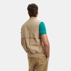 Baracuta Canvas Vest British Khaki