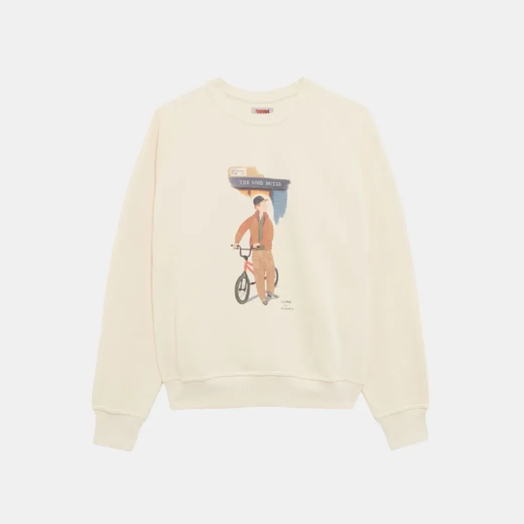 Baracuta Slowboy Arlington Sweatshirt Crew Butter