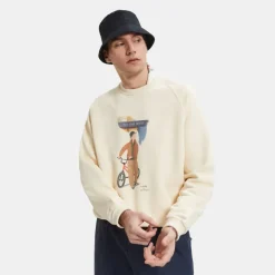 Baracuta Slowboy Arlington Sweatshirt Crew Butter