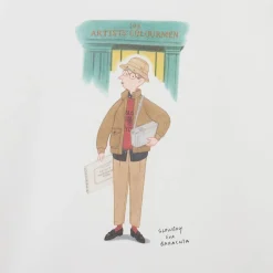 Baracuta Slowboy Colourman T-Shirt Off White