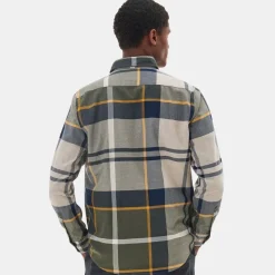 Barbour Dunoon Taillored Fit Shirt Forest Mist