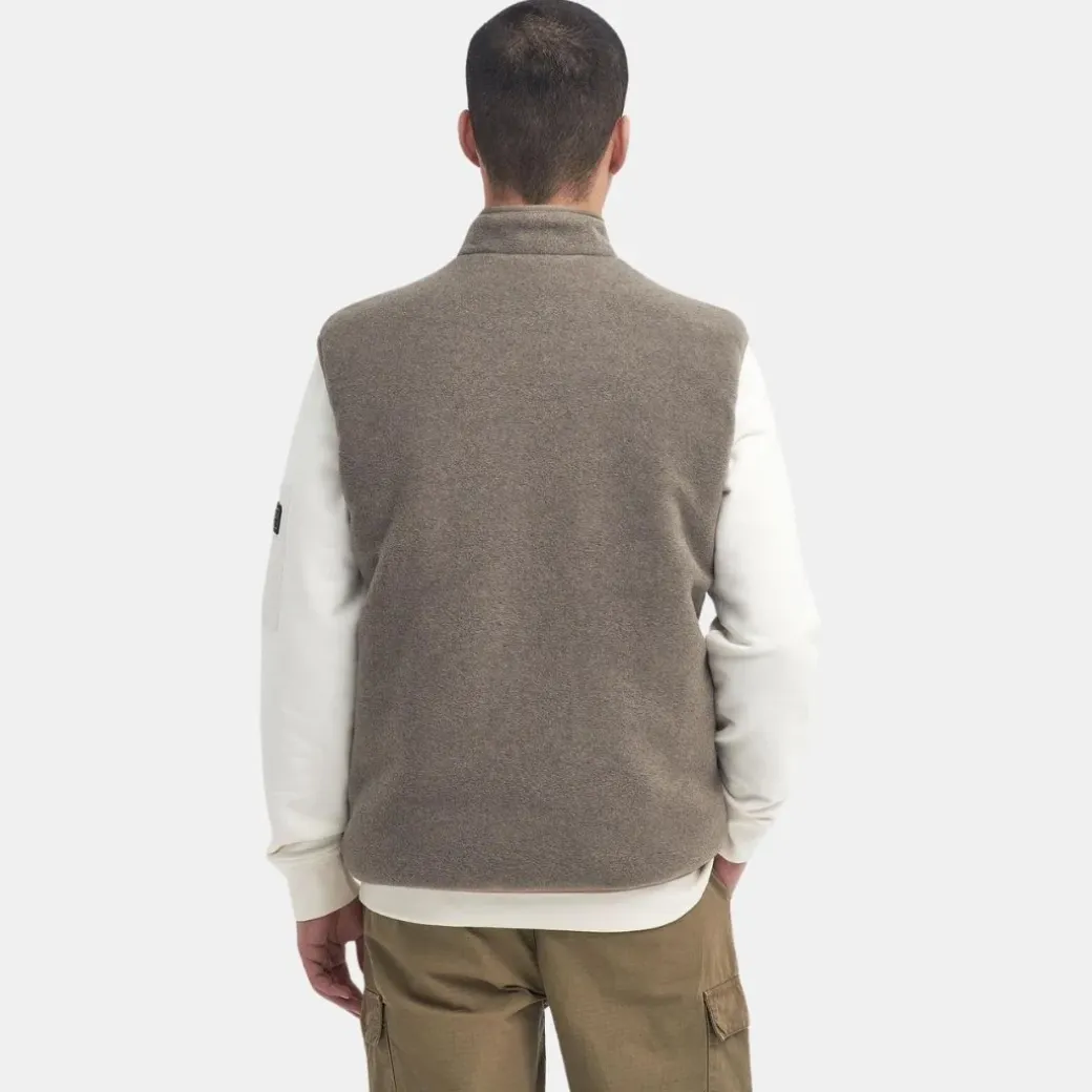 Barbour International Ellesmere Fleece Gilet Brindle