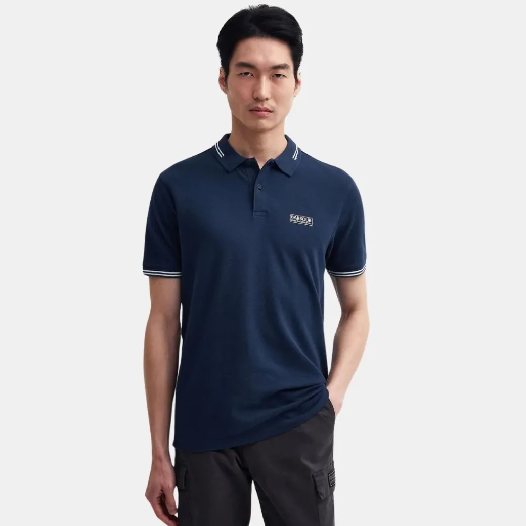 Barbour International Essential Polo Shirt International Navy