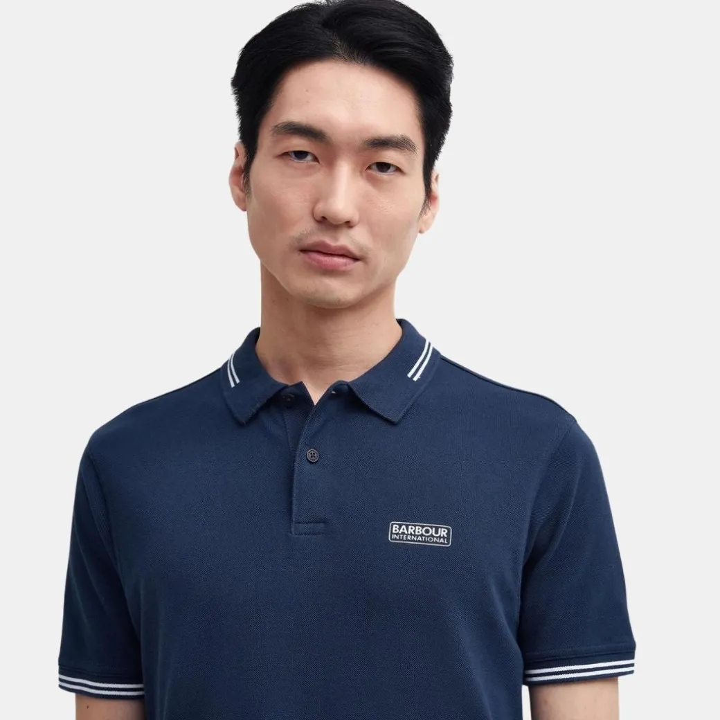 Barbour International Essential Polo Shirt International Navy