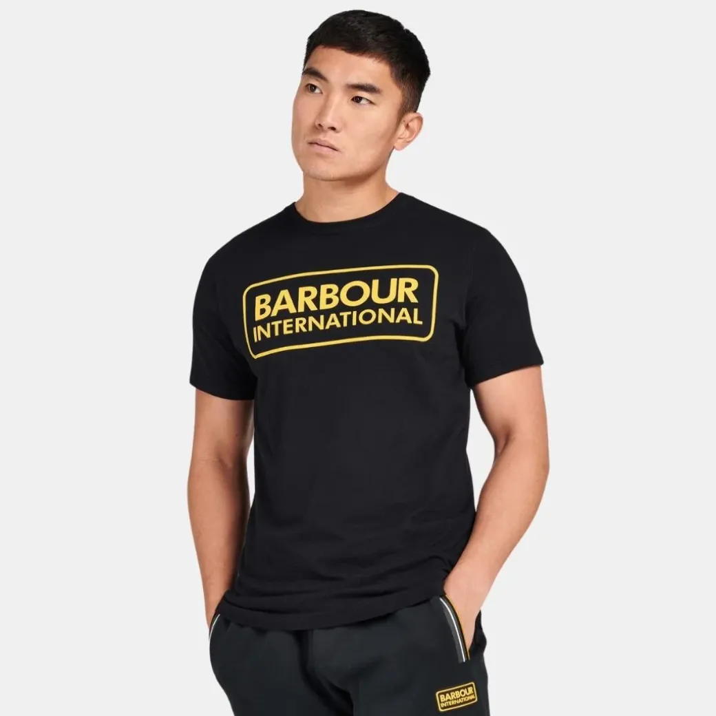 Barbour International Essential Large Logo T-Shirt Black