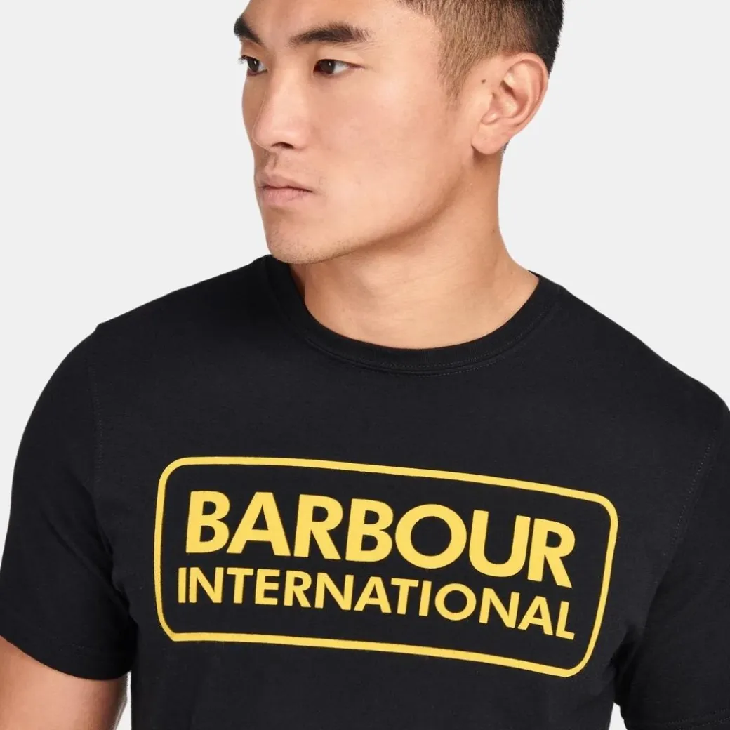 Barbour International Essential Large Logo T-Shirt Black