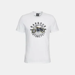 Barbour International Spirit Graphic T-Shirt Whisper White