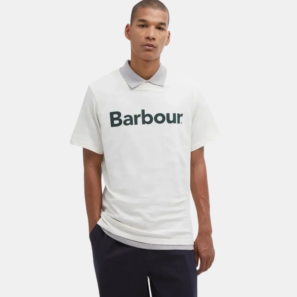 Barbour Logo T-Shirt Whisper White