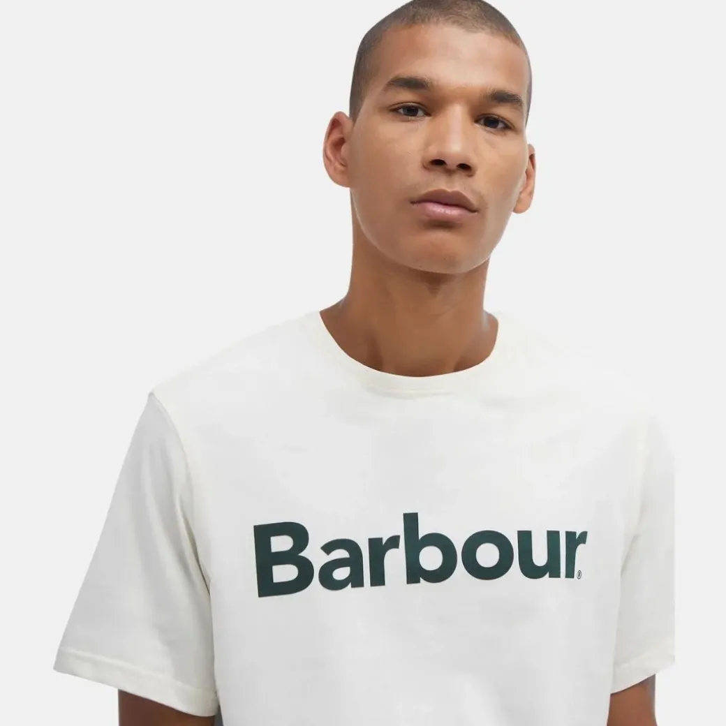 Barbour Logo T-Shirt Whisper White