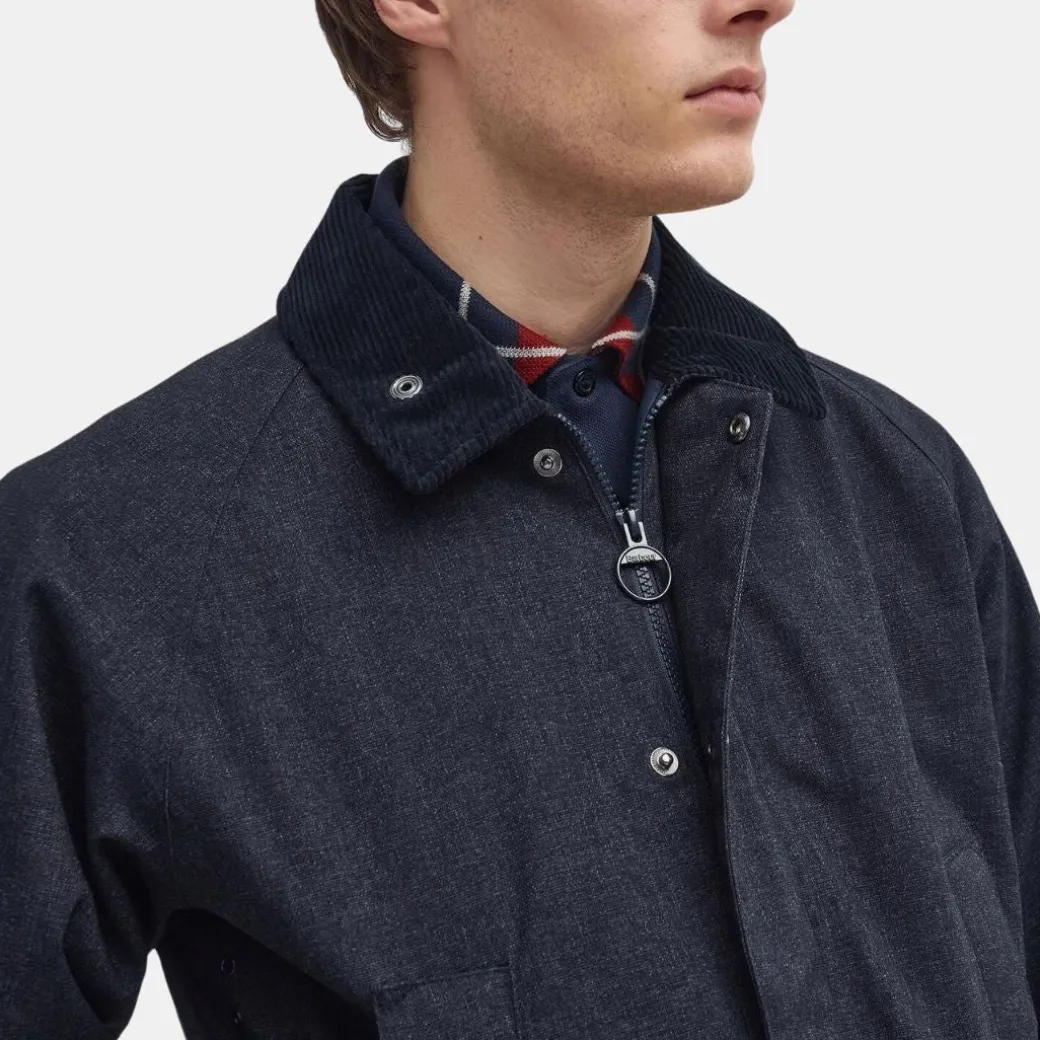 Barbour Winter Bedale Waterproof Jacket Navy