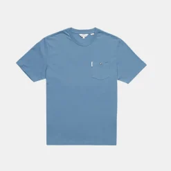 Ben Sherman Chest Pocket T-Shirt Regular Fit Blue Shadow