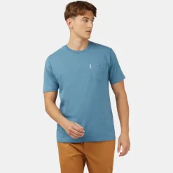 Ben Sherman Chest Pocket T-Shirt Regular Fit Blue Shadow