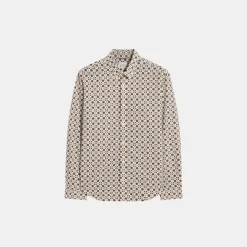Ben Sherman Foulard Print Shirt Fog
