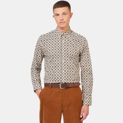 Ben Sherman Foulard Print Shirt Fog