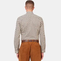 Ben Sherman Foulard Print Shirt Fog