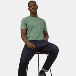 Ben Sherman Logo T-Shirt Regular Fit Rich Fern