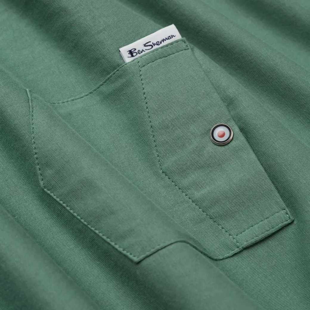 Ben Sherman Logo T-Shirt Regular Fit Rich Fern