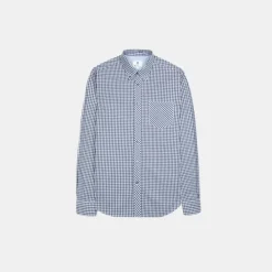 Ben Sherman Signature Long Sleeve Gingham Shirt Dark Blue