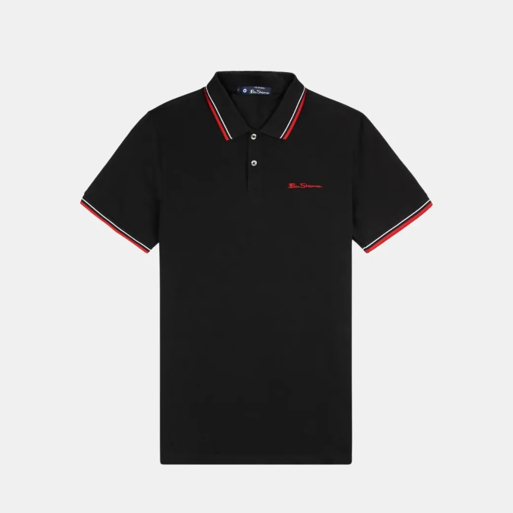 Ben Sherman Signature Polo Black