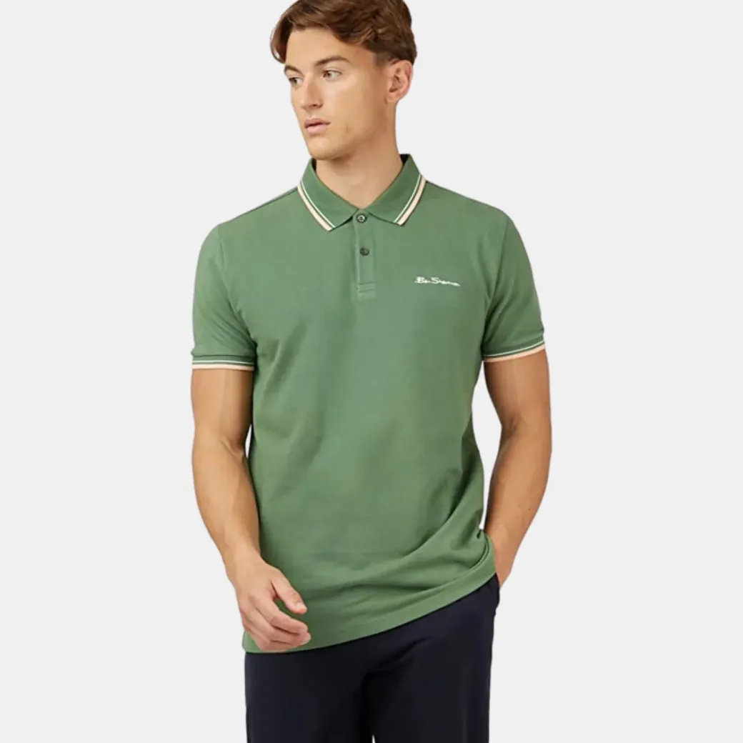 Ben Sherman Signature Polo Rich Fern