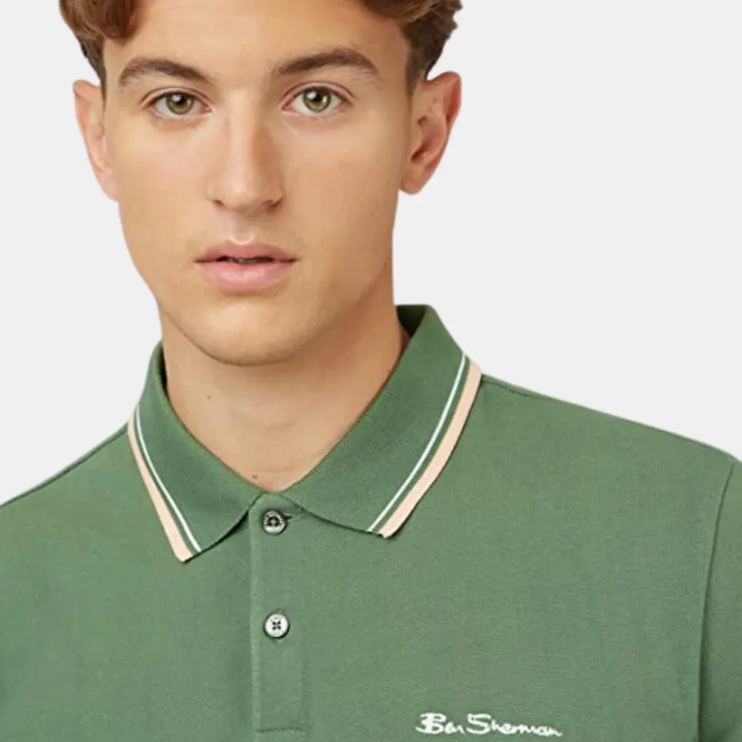 Ben Sherman Signature Polo Rich Fern