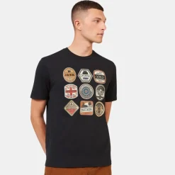 Ben Sherman T-Shirt Beer Mat Tee Black