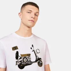 Ben Sherman T-Shirt Scooter Tee White