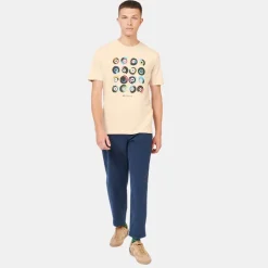 Ben Sherman T-Shirt Target Art Tee Fog