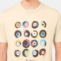Ben Sherman T-Shirt Target Art Tee Fog