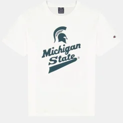 Champion T-Shirt 218572 Michigan State White