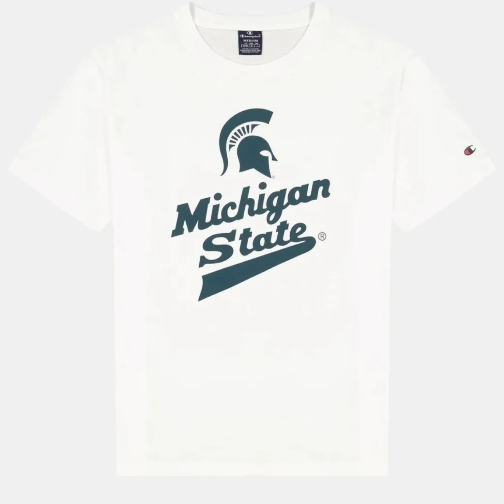 Champion T-Shirt 218572 Michigan State White
