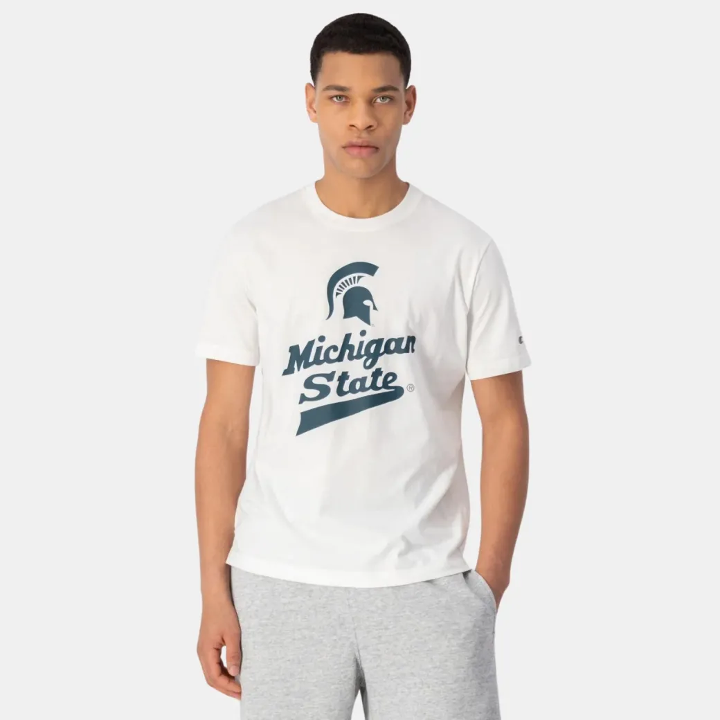 Champion T-Shirt 218572 Michigan State White
