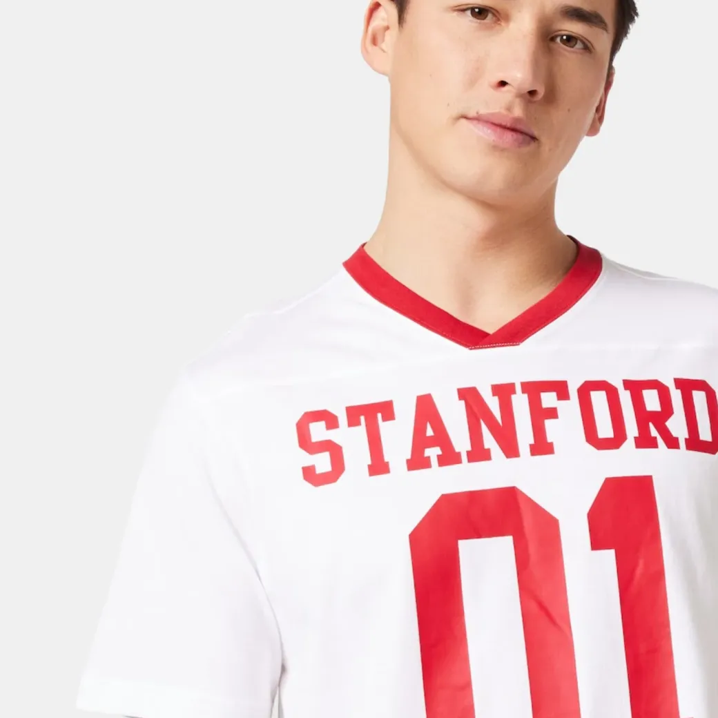 Champion T-Shirt 218573 Stanford White