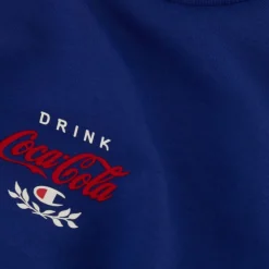 Champion x Coca Cola Crewneck Sweatshirt BS559 Blue