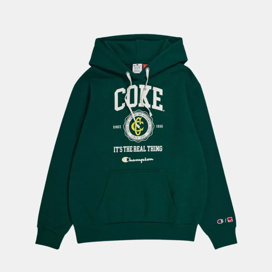 Champion x Coca Cola Hooded Sweatshirt GS502 Green