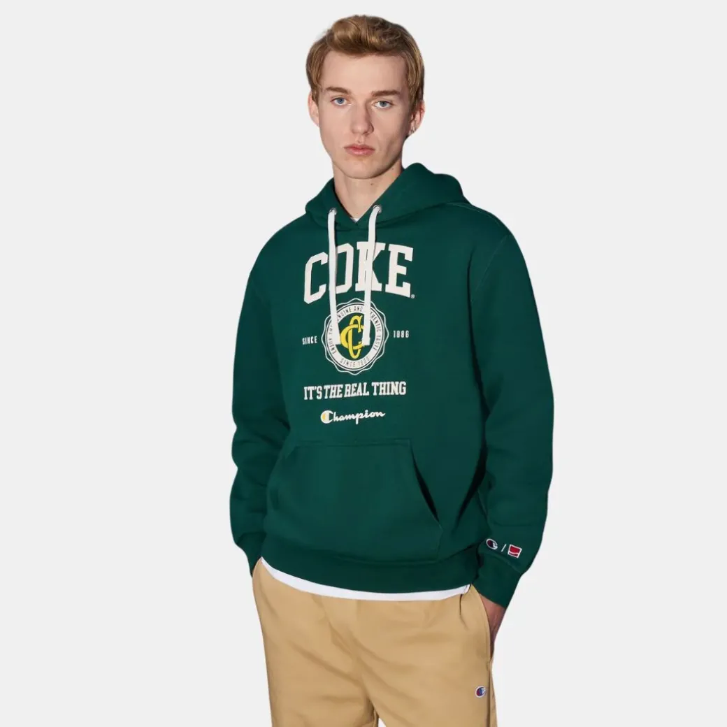 Champion x Coca Cola Hooded Sweatshirt GS502 Green