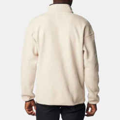 Columbia Men's Helvetia Half Snap Fleece Sweatshirt Dark Stone