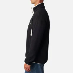 Columbia Men's Helvetia Half Snap Fleece Sweatshirt Black