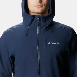 Columbia Men's Omni-Tech Ampli Dry Shell Jacket Collegiate Navy