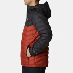Columbia Men's Powder Lite Hooded Jacket Wrap Red