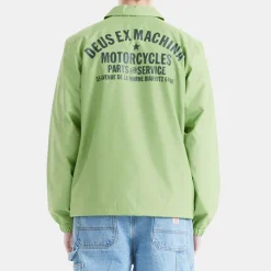 Deus Ex Machina Biarritz Coach Jacket Tendril Green