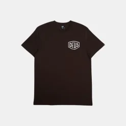 Deus Ex Machina Biarrtiz Address T-Shirt Chos Brown