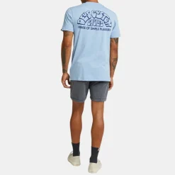 Deus Ex Machina Duke Tee T-Shirt Soft Chambray