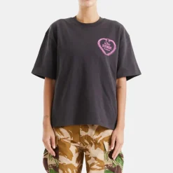 Deus Ex Machina Lady Libertine T-Shirt Anthracite