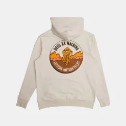 Deus Ex Machina Max Speed Hoodie Dirty White
