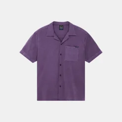 Deus Ex Machina Remi Garment Dye Shirt Navy Cosmos