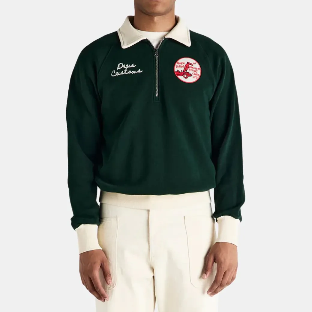 Deus Ex Machina Specter Zip Sweat Racing Green